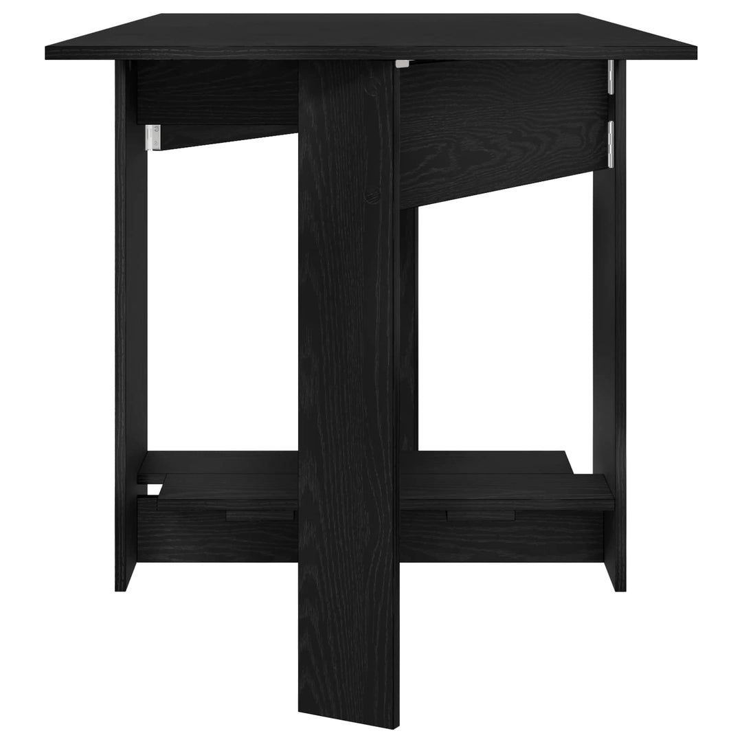 Spisebord 138 x 70 x 73,5 cm Konstrueret træ Sort eg