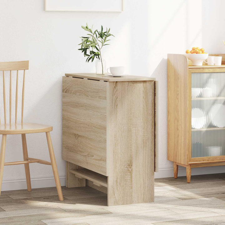 Spisebord 138 x 70 x 73,5 cm Konstrueret træ Sonoma-eg