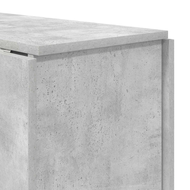 Spisebord 138 x 70 x 73,5 cm Konstrueret træ Betongrå