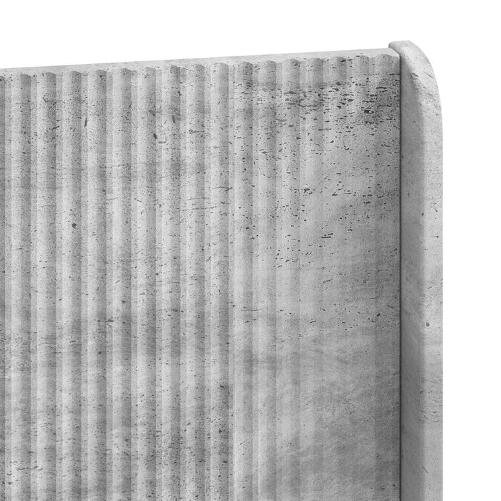 Hovedgærde Betongrå Konstrueret træ