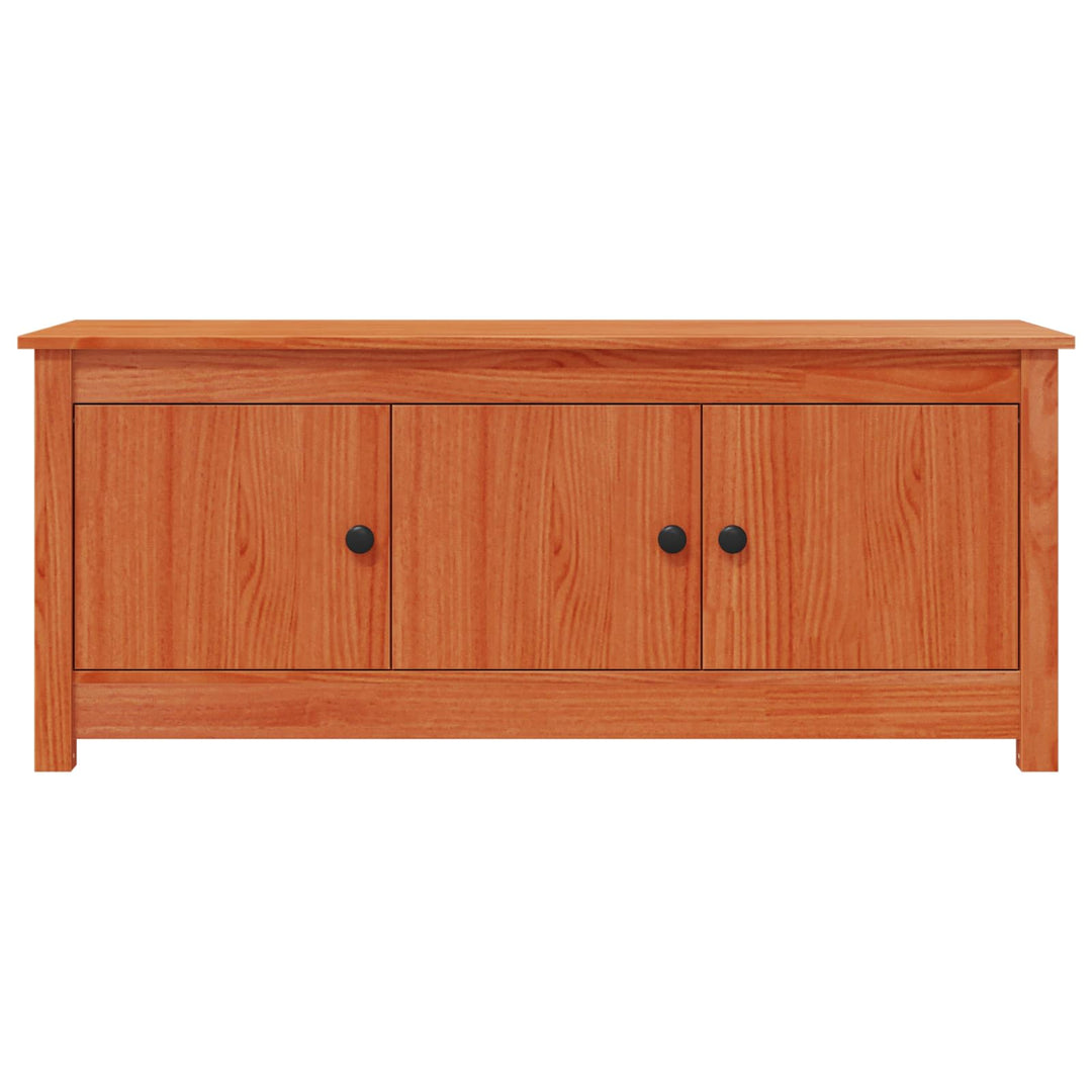 Sko skab VoksBrun 110 x 38 x 45,5 cm Massivt fyrretræ