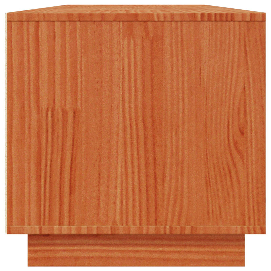TV-skab VoksBrun 140 x 40 x 40 cm Massivt fyrretræ