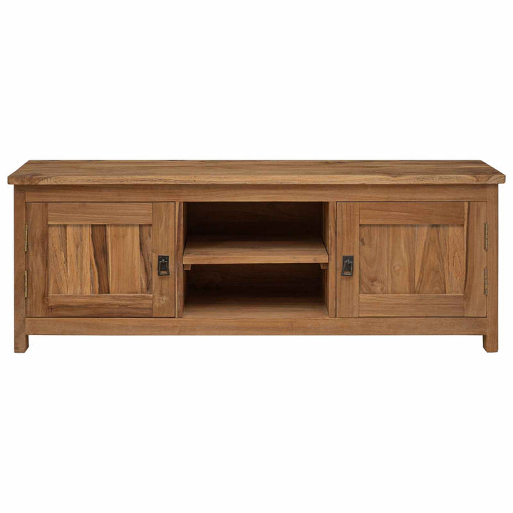 Tv-skab 110 x 30 x 40 cm Naturfarvet Massiv Teaktræ