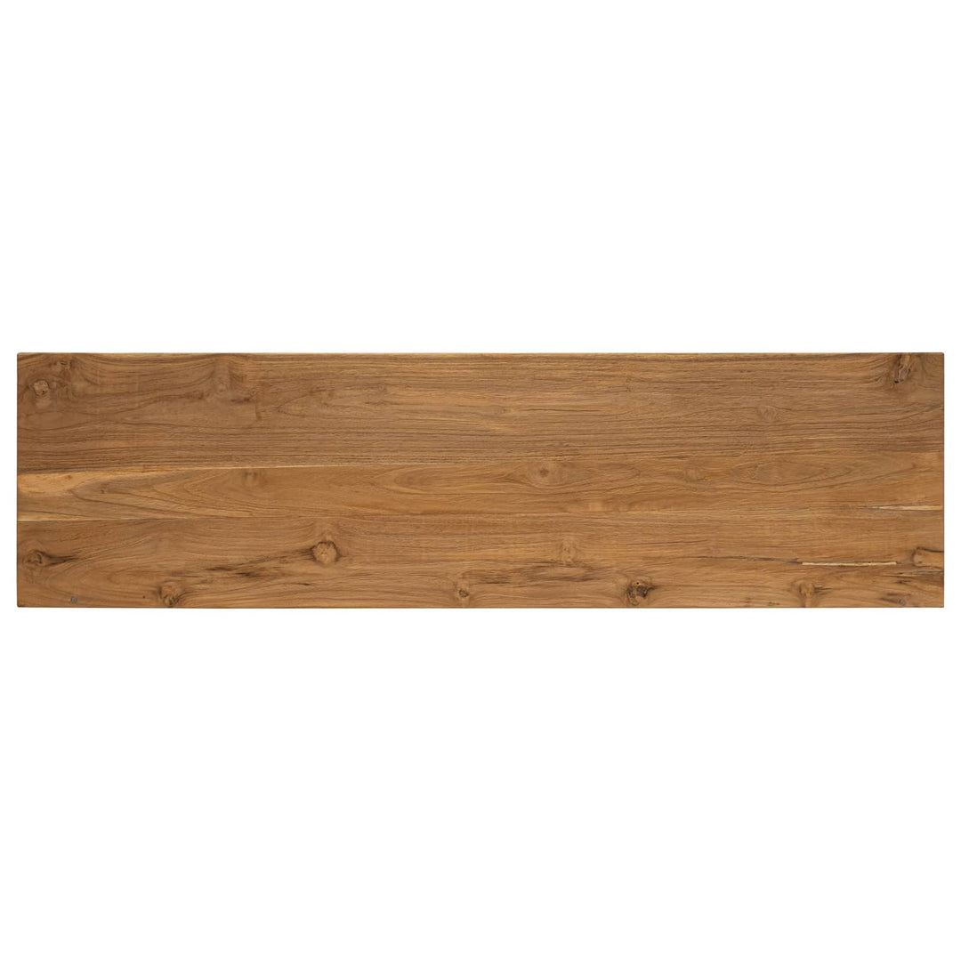 Tv-skab 110 x 30 x 40 cm Naturfarvet Massiv Teaktræ