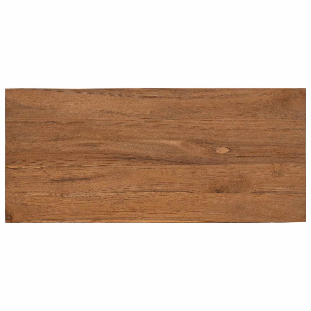 Sideboard Naturfarvet 79 x 35 x 80 cm Massiv Teaktræ