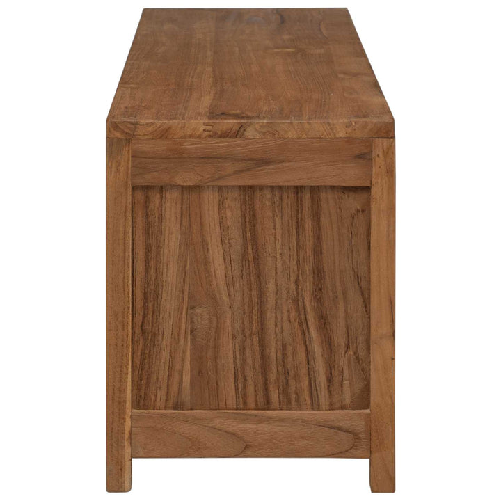 Tv-skab 110 x 30 x 40 cm Naturfarvet Massiv Teaktræ