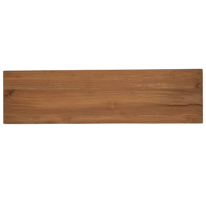 Tv-skab 110 x 30 x 40 cm Naturfarvet Massiv Teaktræ
