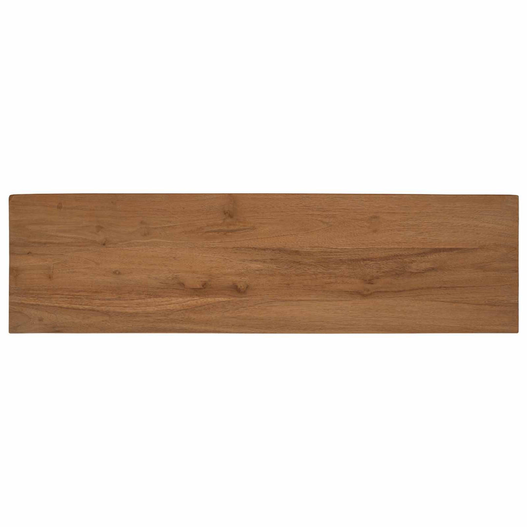 TV-skab 110 x 30 x 35 cm Naturfarvet Massiv Teaktræ