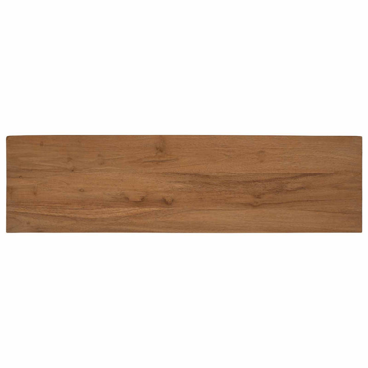 TV-skab 110 x 30 x 35 cm Naturfarvet Massiv Teaktræ