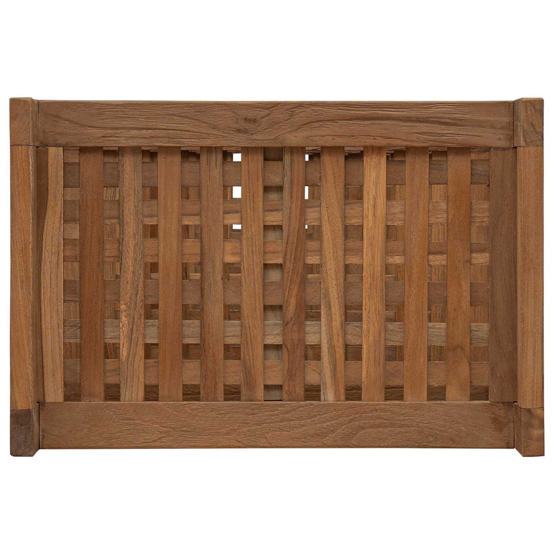 Badeværelseshylde Naturfarvet 45 x 30 x 97 cm Massiv Teaktræ
