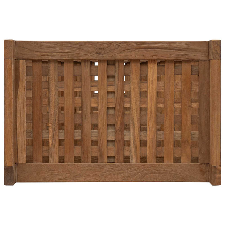 Badeværelseshylde Naturfarvet 45 x 30 x 97 cm Massiv Teaktræ