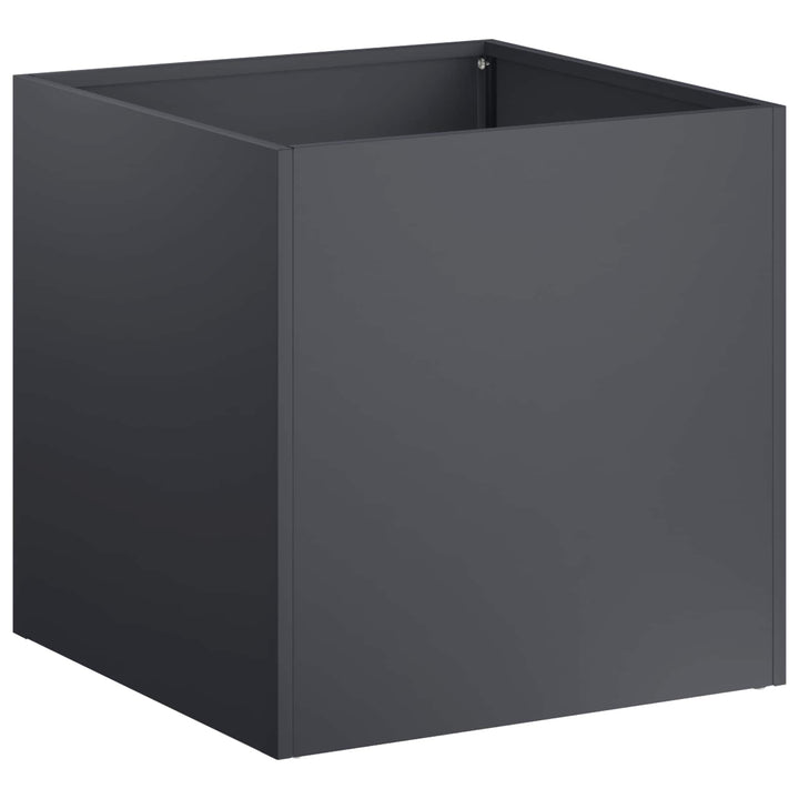 Have Blomsterkrukke 2 stk. Antracit 35 x 35 x 35 cm