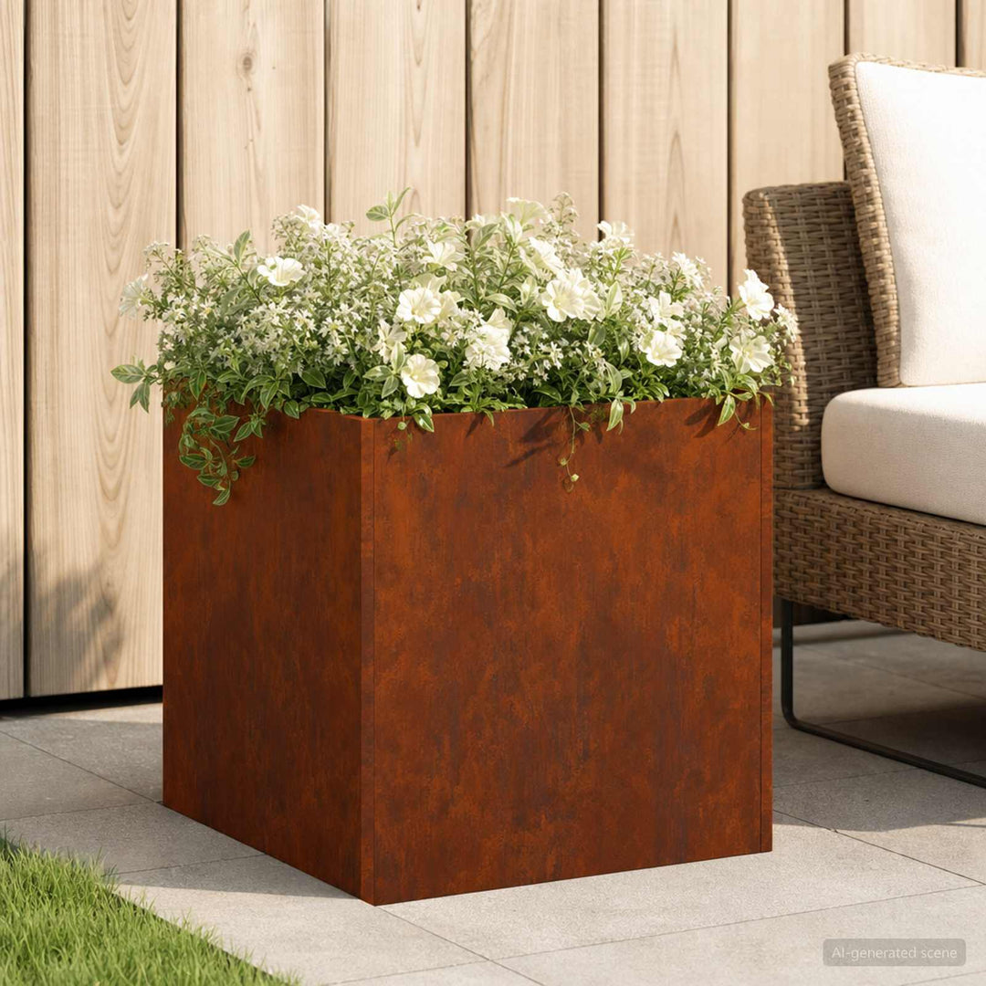 Have Blomsterkrukke Rusten 45 x 45 x 45 cm Cortenstål