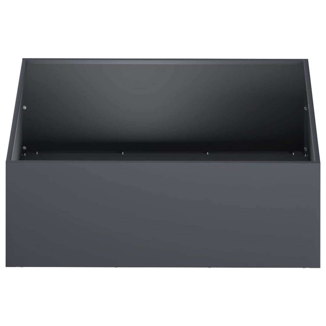 Have Blomsterkrukke 2 stk. Antracit 40 x 40 x 20 cm
