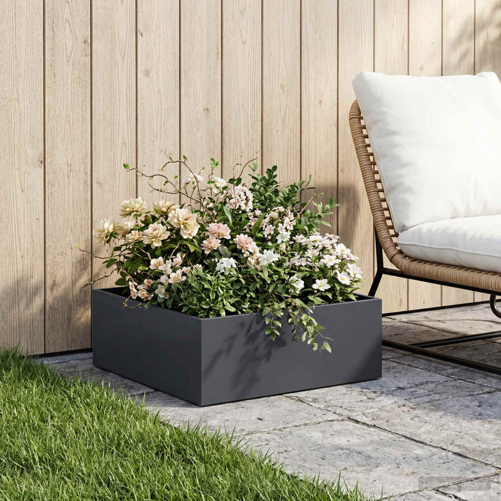 Have Blomsterkrukke Antracit 60 x 60 x 20 cm Koldvalset stål