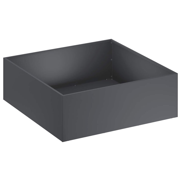 Have Blomsterkrukke 2 stk. Antracit 60 x 60 x 20 cm