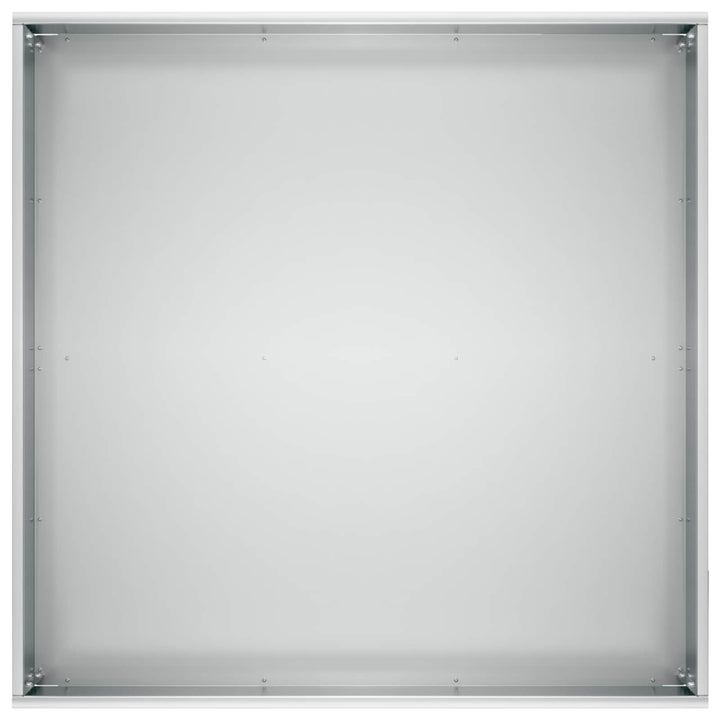Have Blomsterkrukke Sølv 60 x 60 x 20 cm Galvaniseret stål