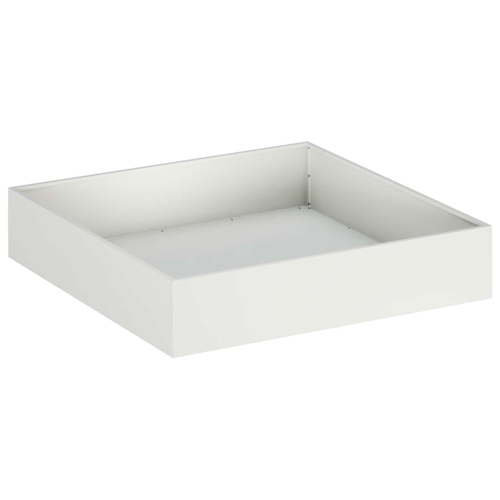 Have Blomsterkrukke 2 stk. Hvid 100 x 100 x 20 cm