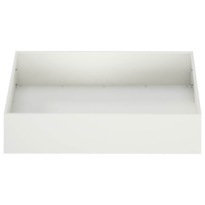 Have Blomsterkrukke 2 stk. Hvid 100 x 100 x 20 cm