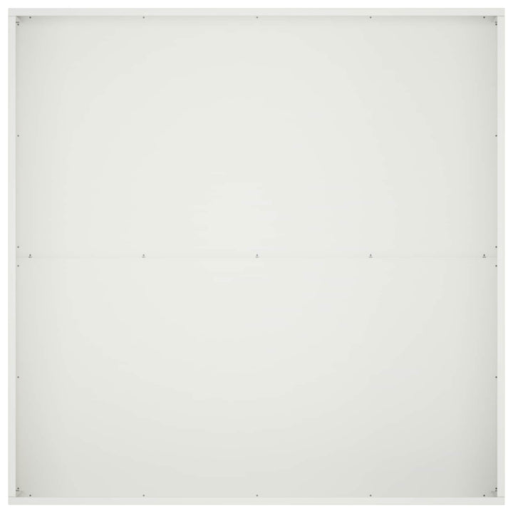 Have Blomsterkrukke 2 stk. Hvid 100 x 100 x 20 cm