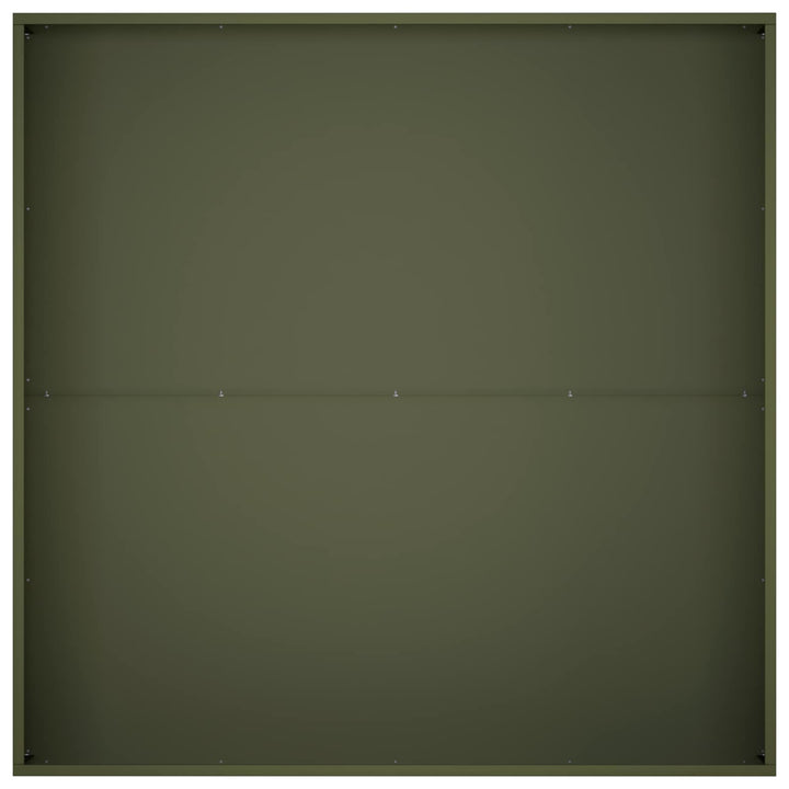 Have Blomsterkrukke 2 stk. Olivengrøn 100 x 100 x 20 cm