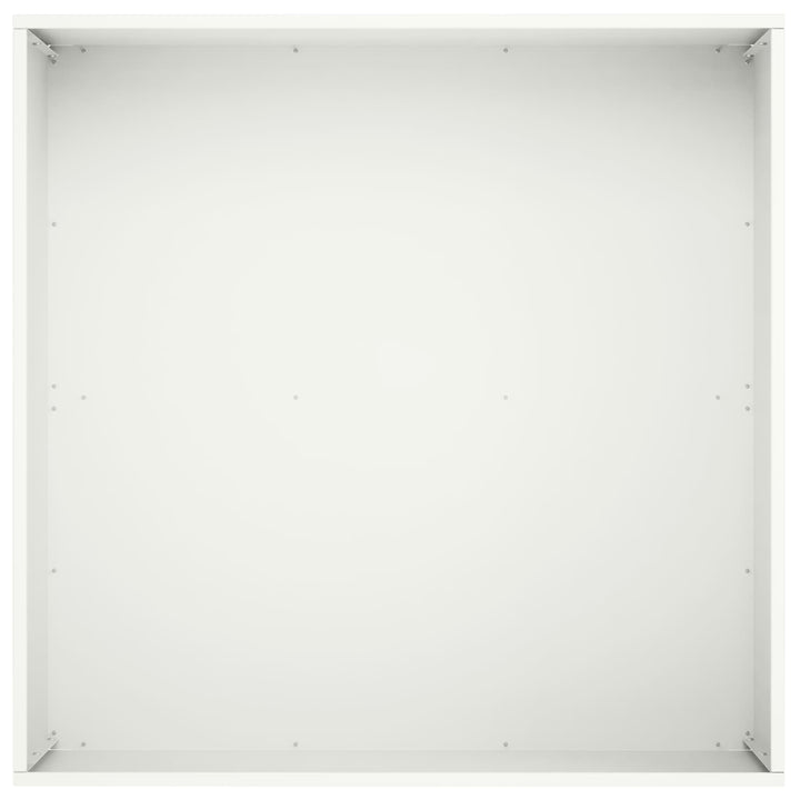 Have Blomsterkrukke 2 stk. Hvid 40 x 40 x 30 cm Koldvalset stål