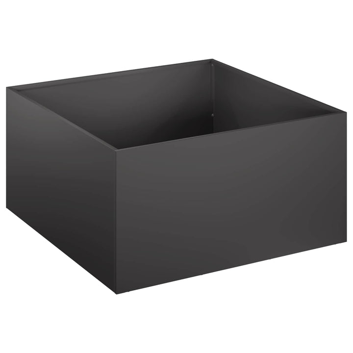 Have Blomsterkrukke Sort 60 x 60 x 30 cm Koldvalset stål