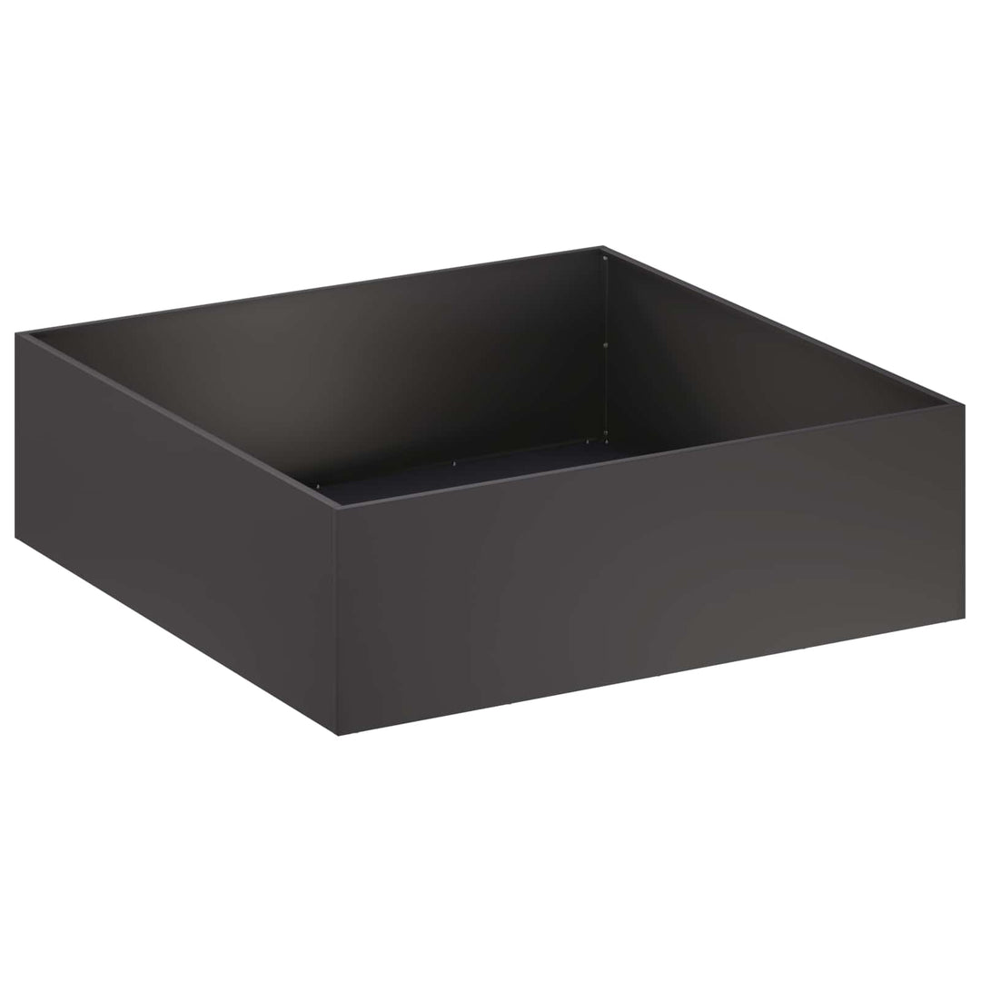 Have Blomsterkrukke 2 stk. Sort 100 x 100 x 30 cm