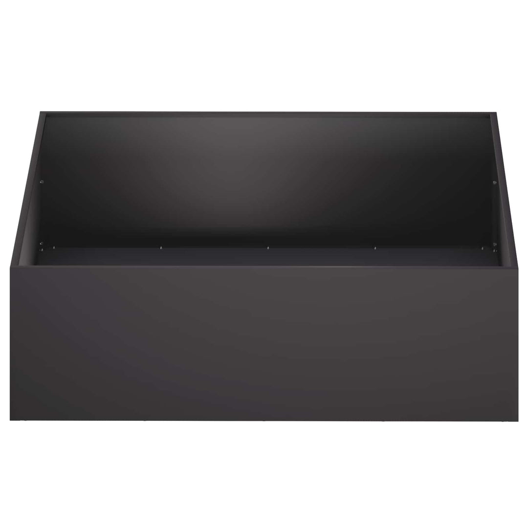 Have Blomsterkrukke 2 stk. Sort 100 x 100 x 30 cm