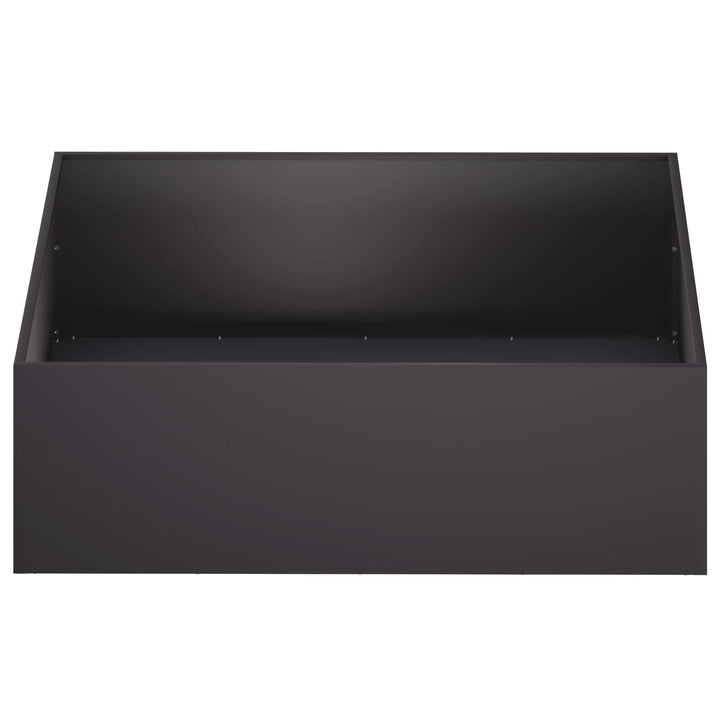 Have Blomsterkrukke 2 stk. Sort 100 x 100 x 30 cm
