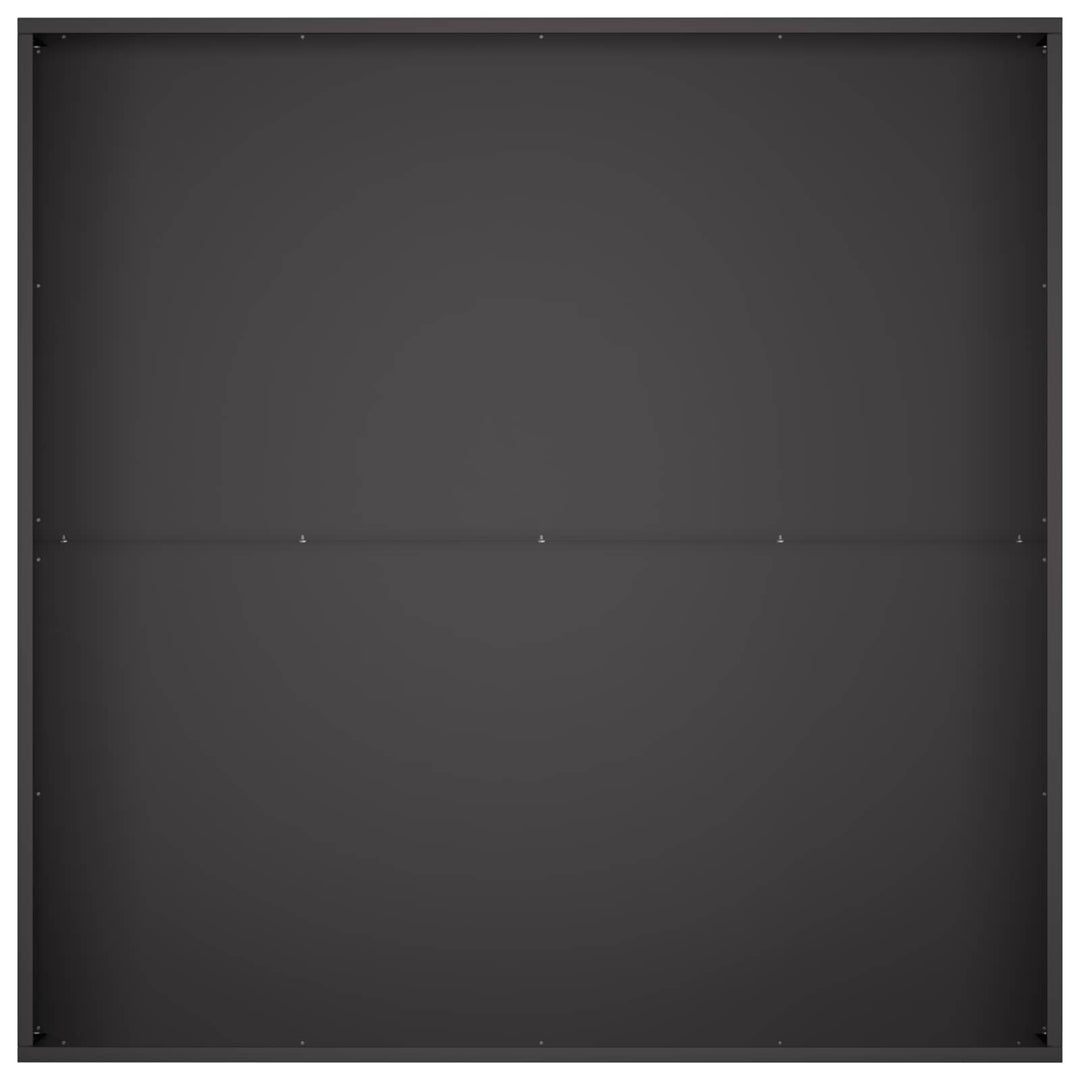 Have Blomsterkrukke 2 stk. Sort 100 x 100 x 30 cm