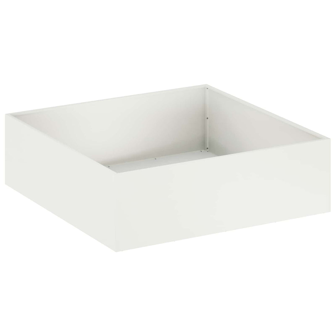 Have Blomsterkrukke 2 stk. Hvid 100 x 100 x 30 cm