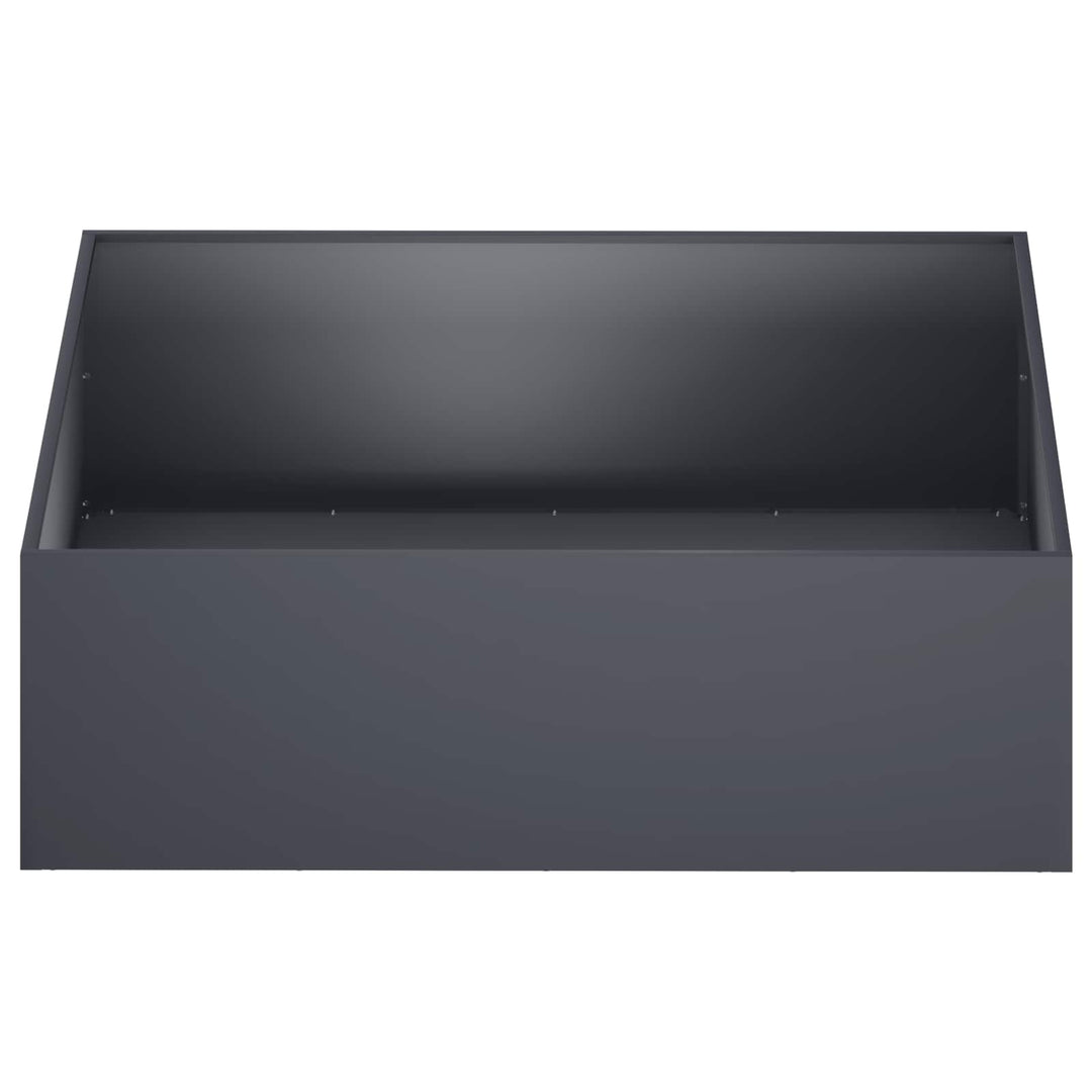 Have Blomsterkrukke 2 stk. Antracit 100 x 100 x 30 cm