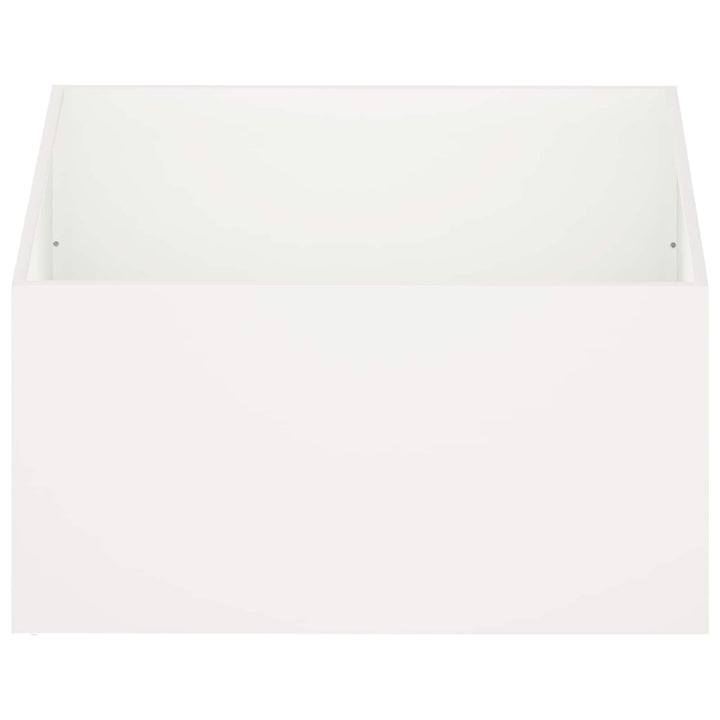 Have Blomsterkrukke Hvid 80 x 80 x 40 cm Koldvalset stål