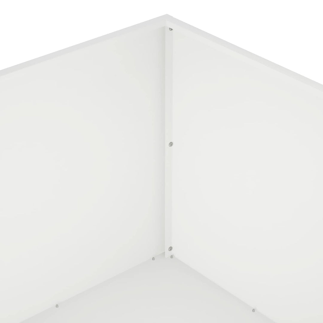 Have Blomsterkrukke 2 stk. Hvid 80 x 80 x 40 cm Koldvalset stål