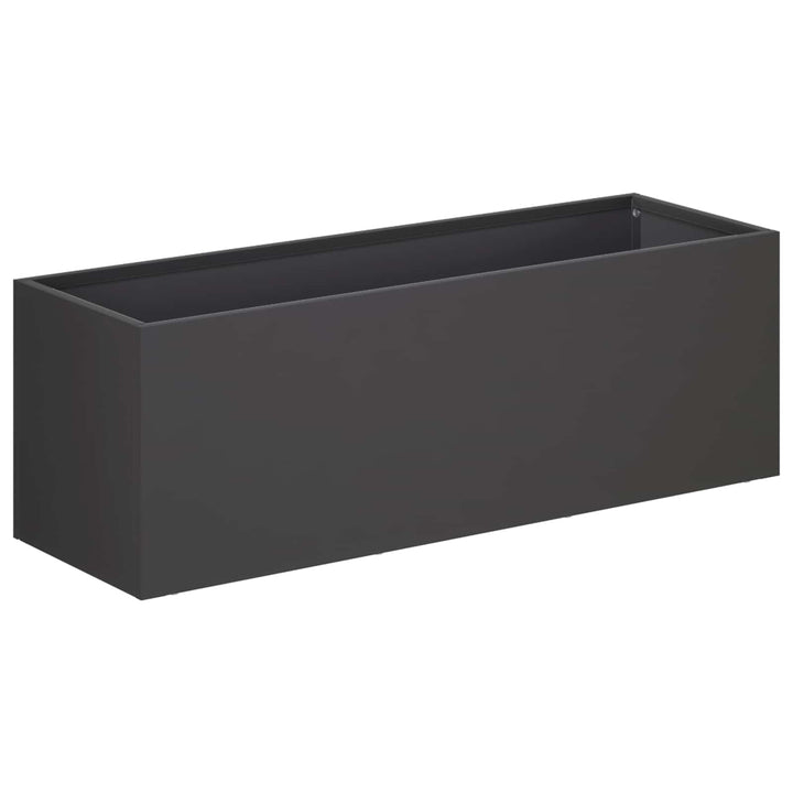 Have Blomsterkrukke Sort 40 x 20 x 20 cm Koldvalset stål