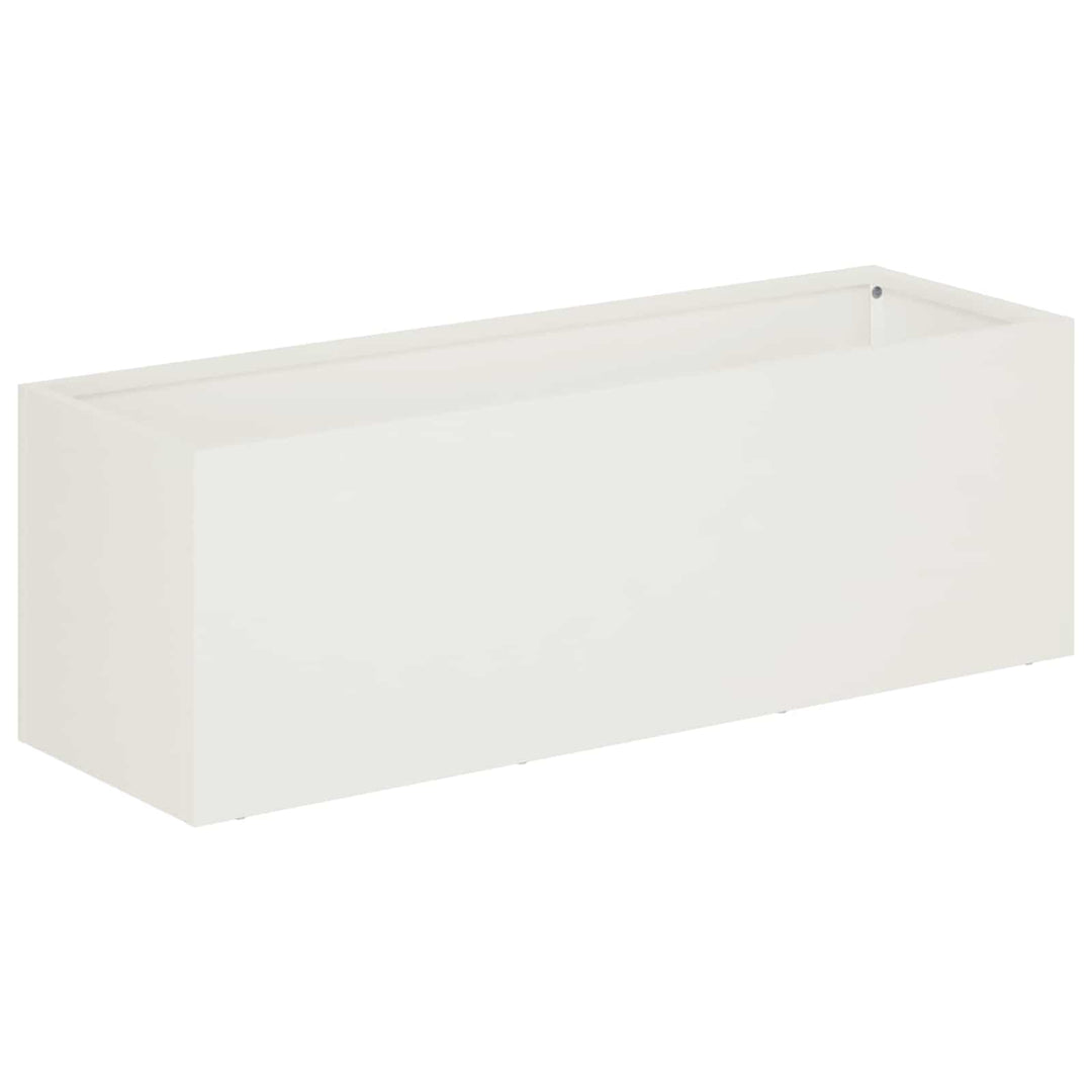 Have Blomsterkrukke Hvid 40 x 20 x 20 cm Koldvalset stål