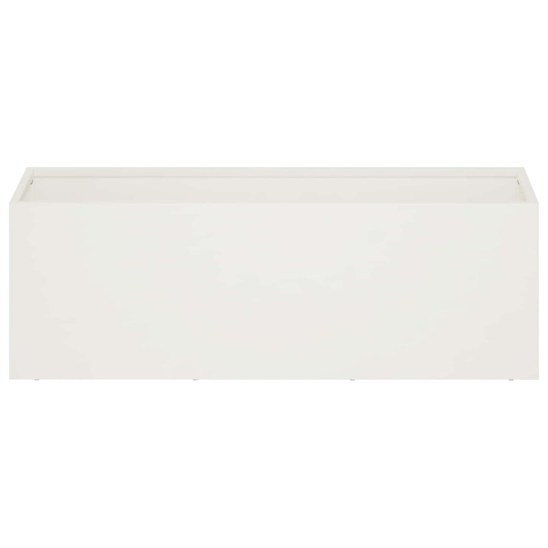 Have Blomsterkrukke Hvid 40 x 20 x 20 cm Koldvalset stål