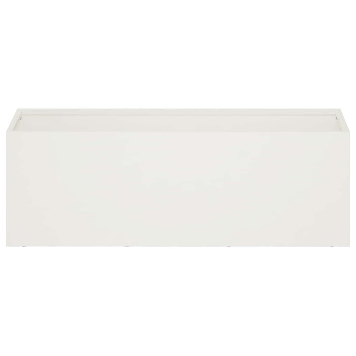 Have Blomsterkrukke Hvid 40 x 20 x 20 cm Koldvalset stål