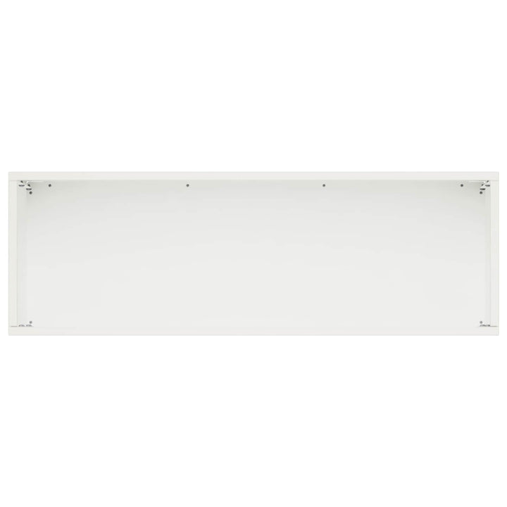 Have Blomsterkrukke 2 stk. Hvid 40 x 20 x 20 cm Koldvalset stål