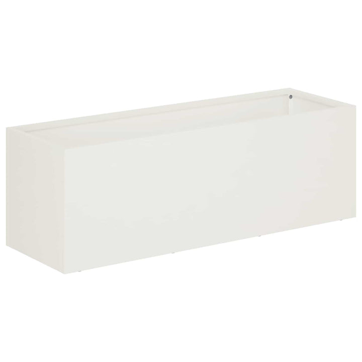Have Blomsterkrukke Hvid 60 x 20 x 20 cm Koldvalset stål