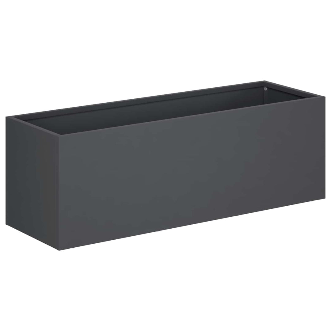 Have Blomsterkrukke 2 stk. Antracit 60 x 20 x 20 cm