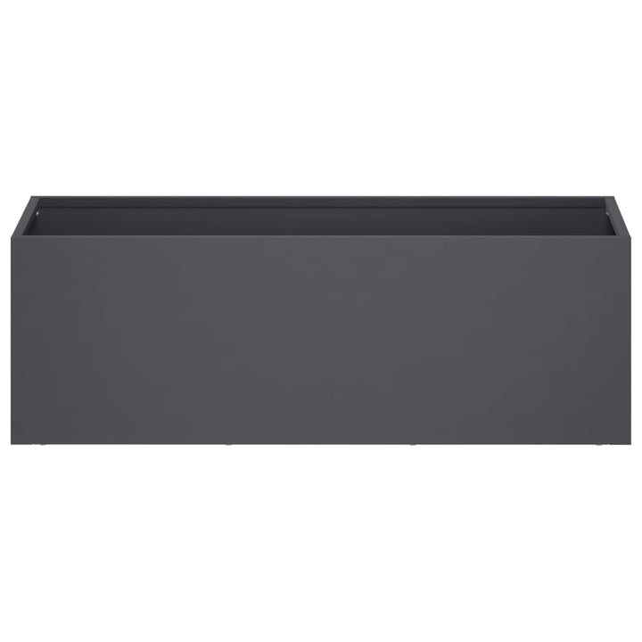 Have Blomsterkrukke 2 stk. Antracit 60 x 20 x 20 cm