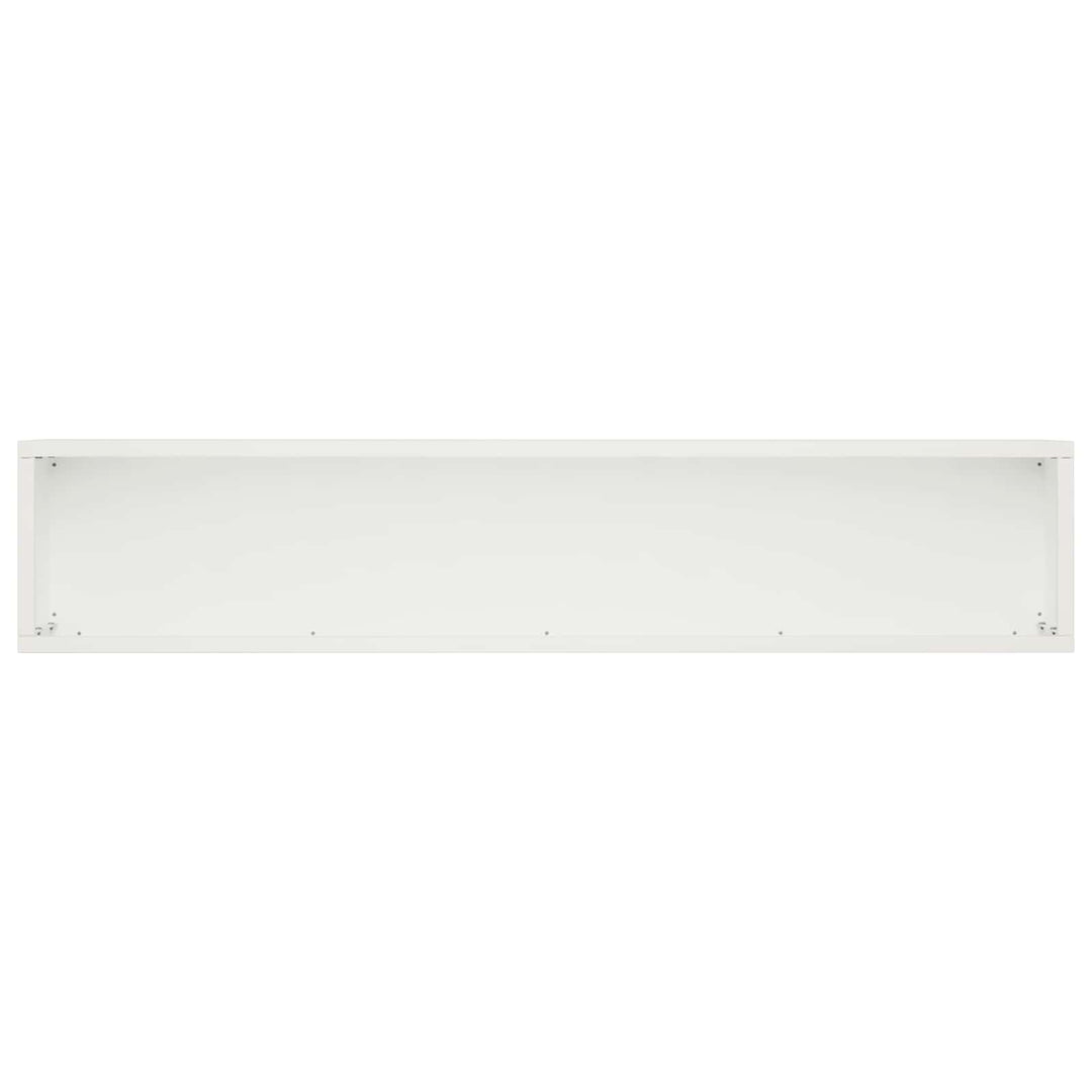 Have Blomsterkrukke 2 stk. Hvid 80 x 20 x 20 cm Koldvalset stål