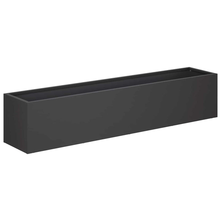 Have Blomsterkrukke Sort 100 x 20 x 20 cm Koldvalset stål
