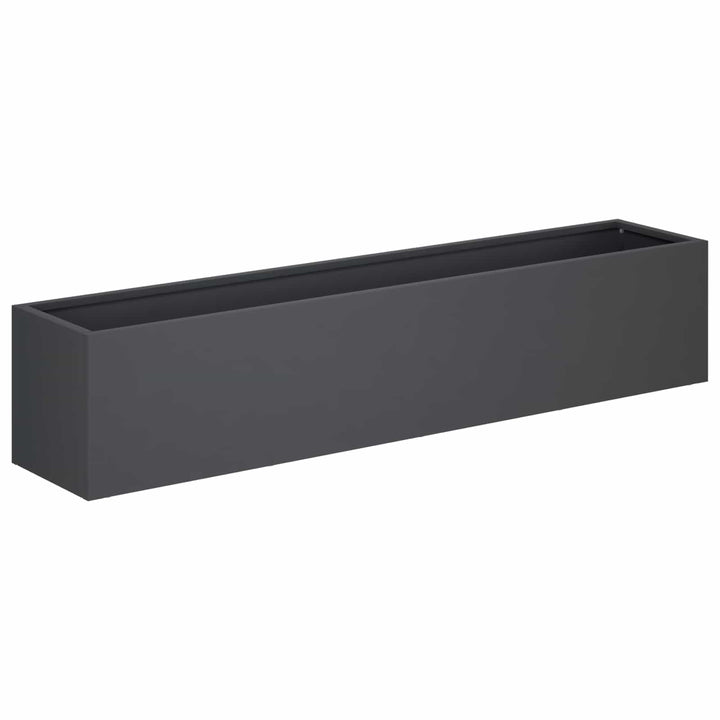 Have Blomsterkrukke Antracit 100 x 20 x 20 cm Koldvalset stål