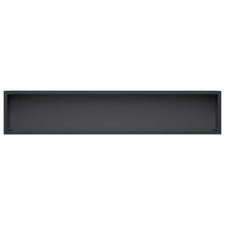 Have Blomsterkrukke 2 stk. Antracit 100 x 20 x 20 cm