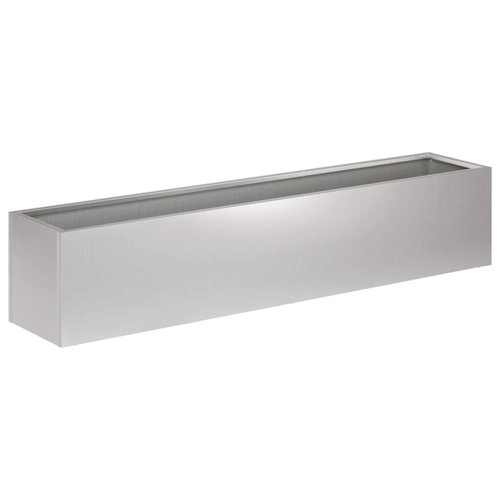 Have Blomsterkrukke Sølv 100 x 20 x 20 cm Galvaniseret stål