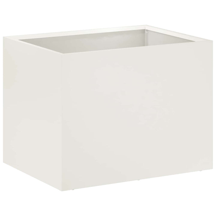Have Blomsterkrukke Hvid 40 x 30 x 30 cm Koldvalset stål