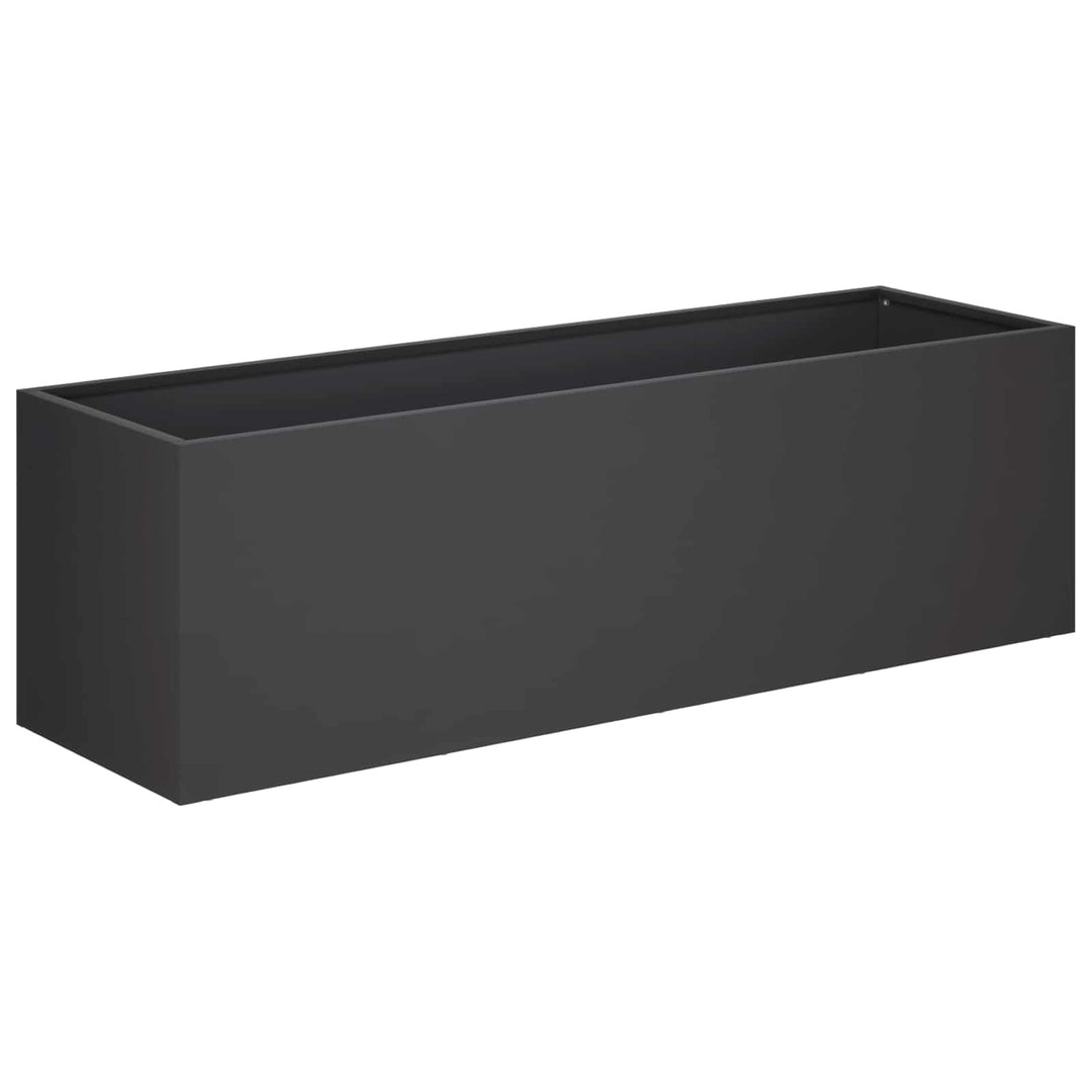 Have Blomsterkrukke 2 stk. Sort 100 x 30 x 30 cm